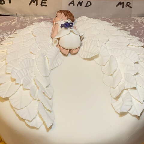 Karis Grace's Angel Cake top