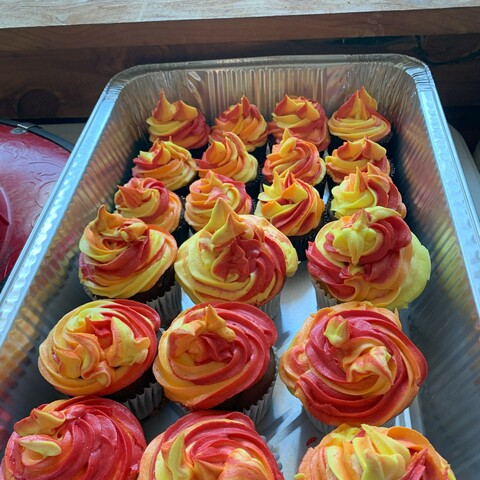 Fire Cupcakes