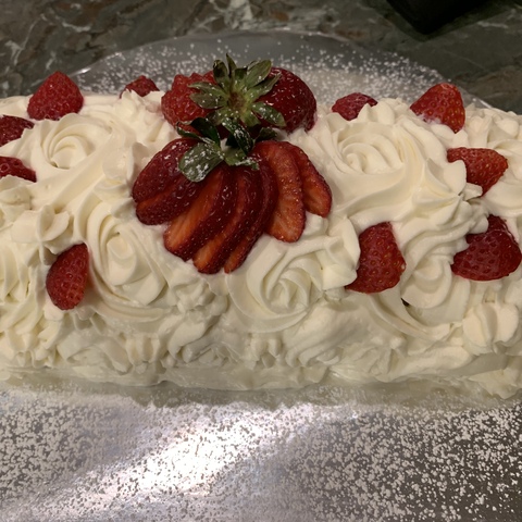 Jaime's Strawberry Shortcake Roll