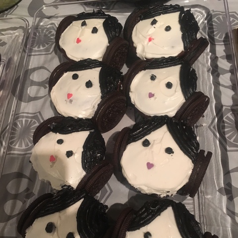 Princess Leia Cupcakes
