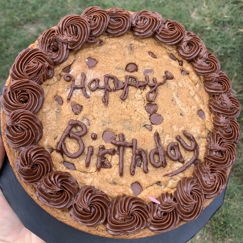Chocolate Chip Cookie Cake