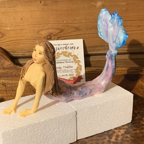 class mermaid figure side