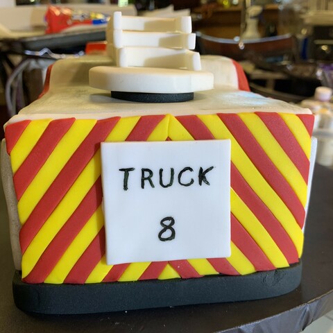 Patrick's Fire Ladder Truck rear