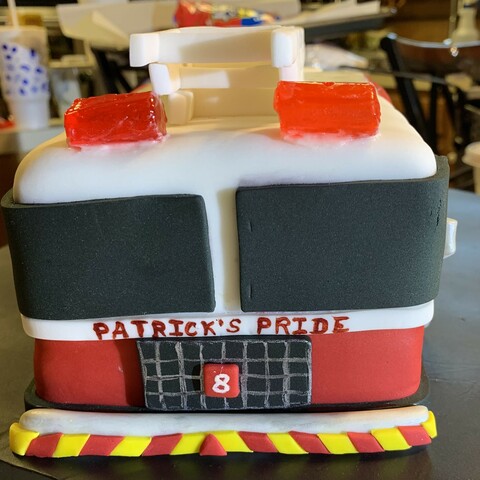 Patrick's Fire Ladder Truck front
