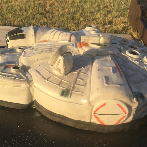 The Millennium Falcon right side