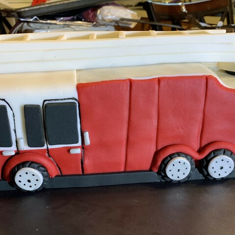 Patrick's Fire Ladder Truck right