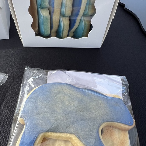 Blue Bear Sugar Cookies