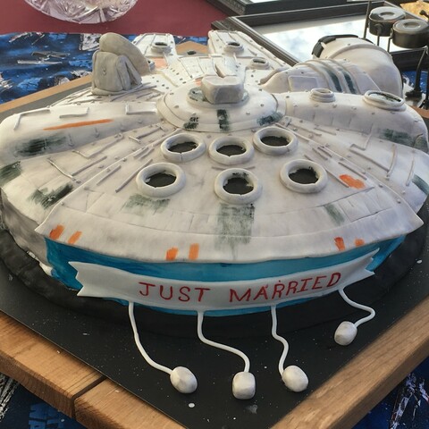Millennium Falcon rear