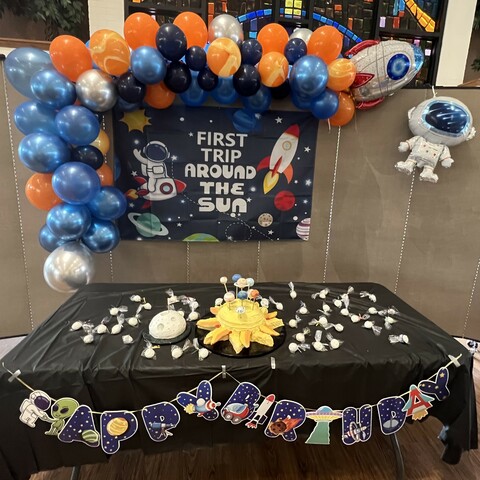 Table with decorations