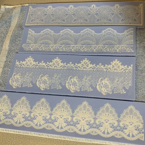 lace drying