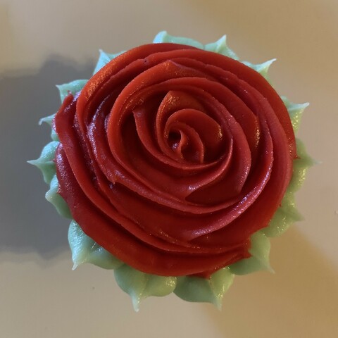 rose cupcake