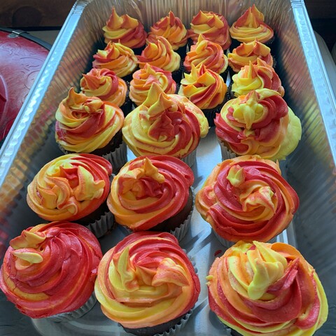 Fire Cupcakes