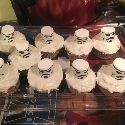 Storm Trooper Cupcakes