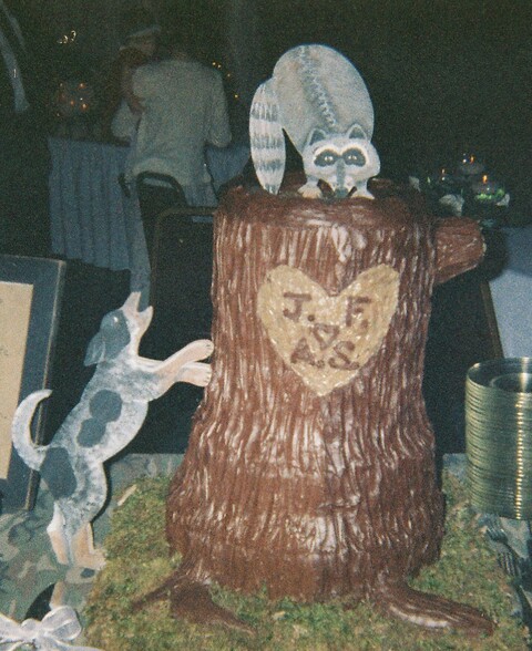 Stump cake front
