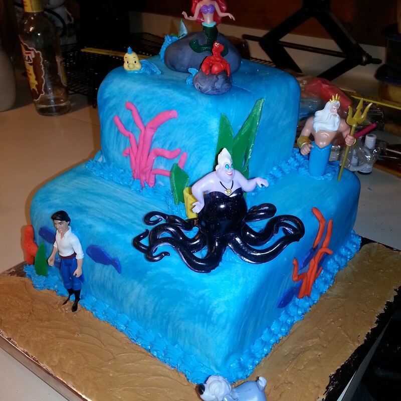 Little Mermaid Cake