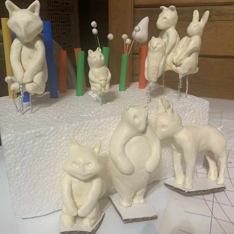 Woodland Creatures Modeling Chocolate
