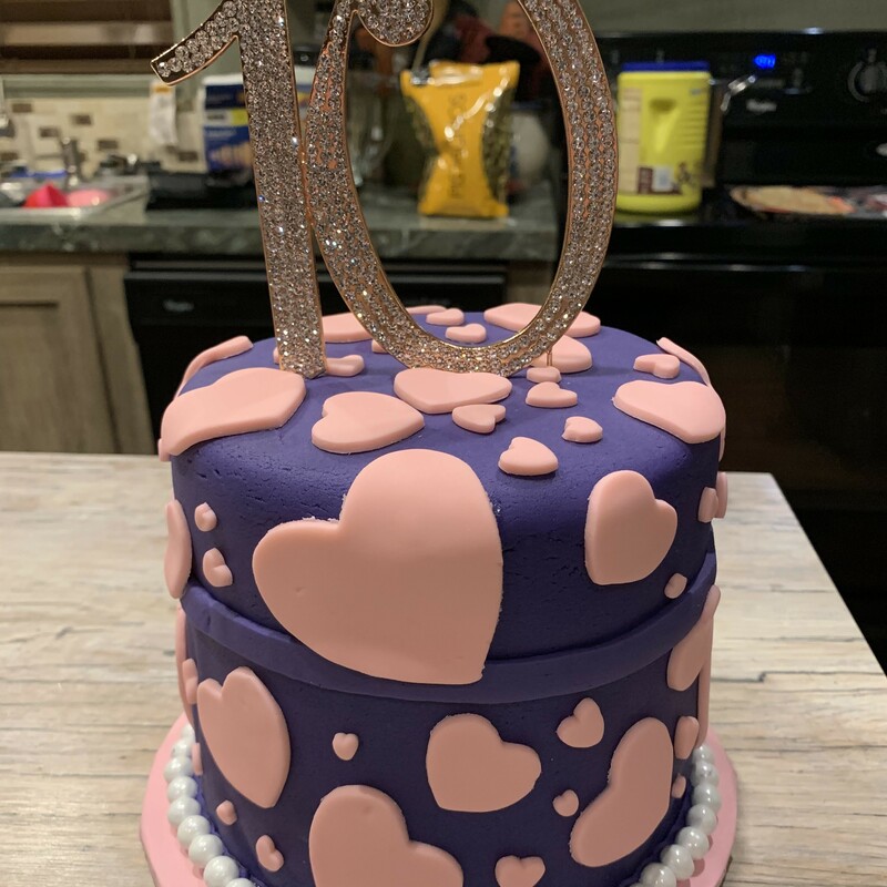 Hearts Cake