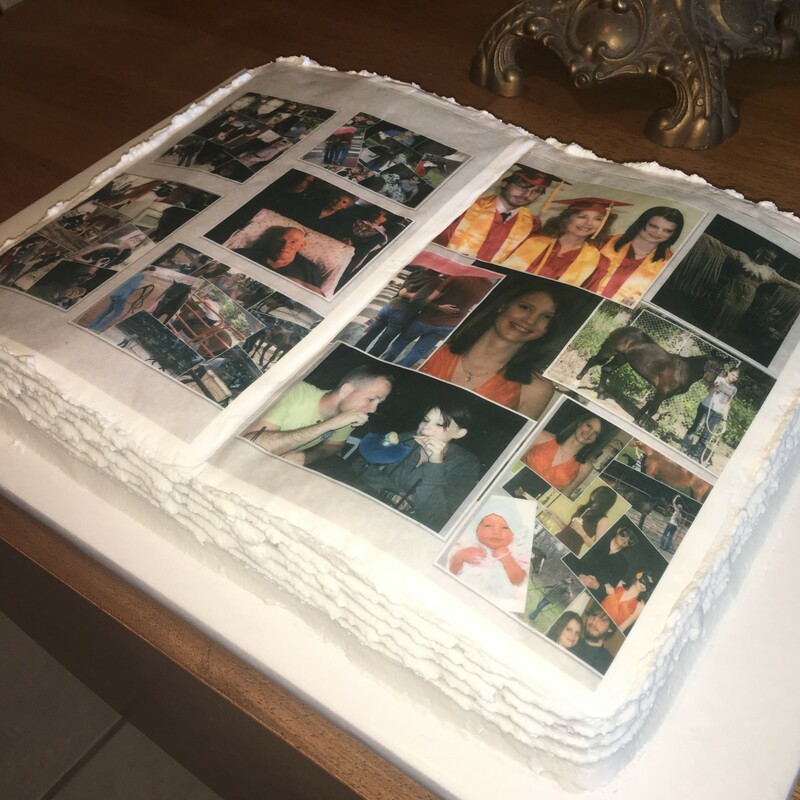 Scrapbook Cake