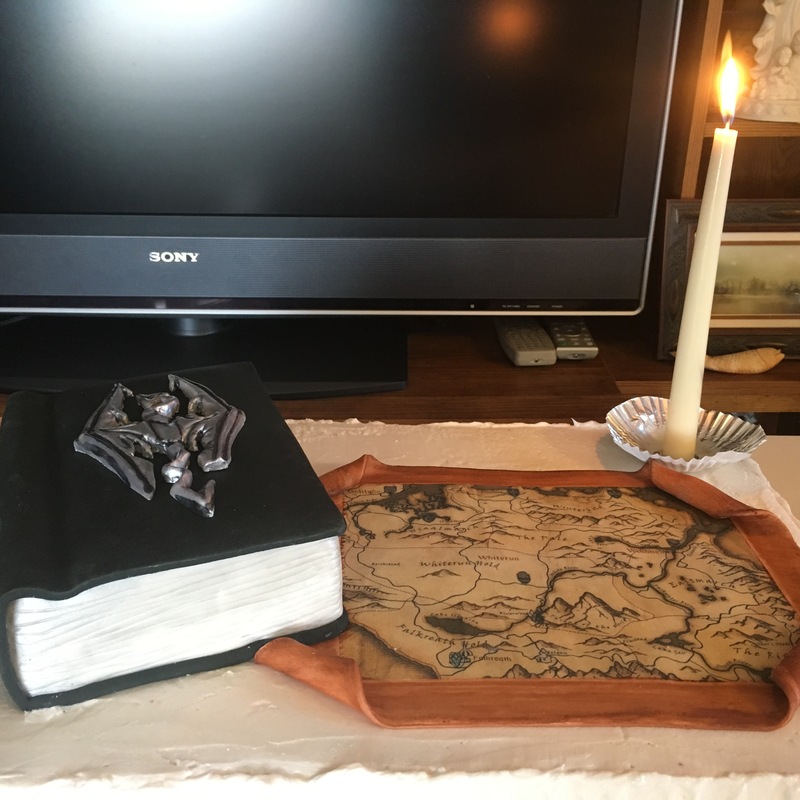 Skyrim Gaming Cake