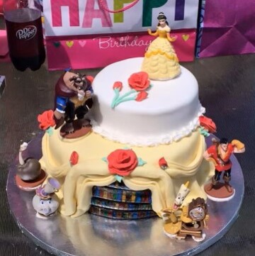 Beauty and The Beast Cake