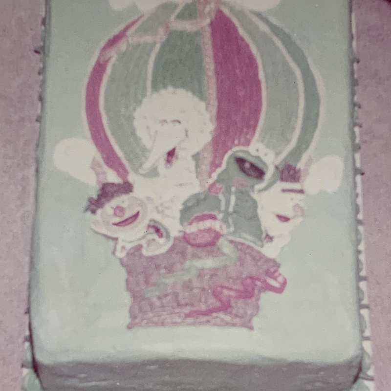 Sesame Street Balloon "Color Flow" Cake